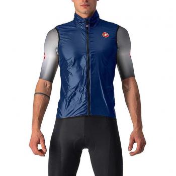 Chaleco Cortavientos Azul Brillante Castelli 3XL