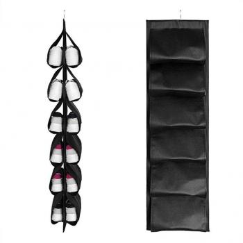 Dual-Sided Closet Hanger for Handbags and Shoes