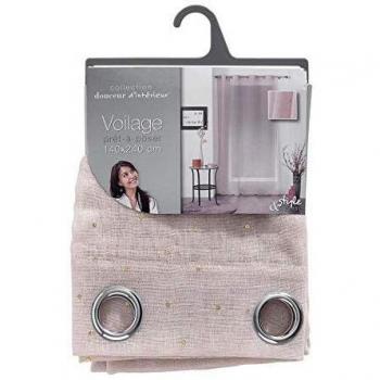 Whispering Pink Sheer Curtains by ELEA