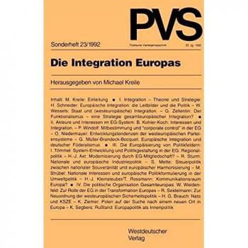 Die Integration Europas,  Politische Vierteljahresschrift
