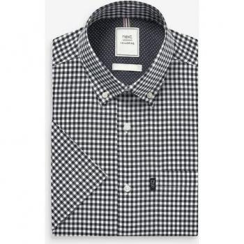 Camicia Contrastante Nero-Off White