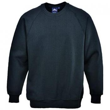 Portwest Men's Roma Sweatshirt Black Large