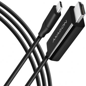 AXAGON HDMI 1.4 Kabel USB-C 1,8m 4K/30Hz