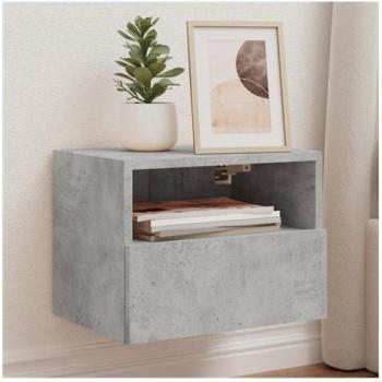 Moderner TV-Wandschrank Betongrau 40x30x30 cm
