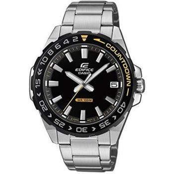 Reloj Casio Edifice hombre EFV-120DB-1AVUEF Classic Collection acero inoxidable detalles amarillos