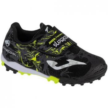JOMA SUPER COPA JR TF NEGRO/AMARILLO FLUOR 2401