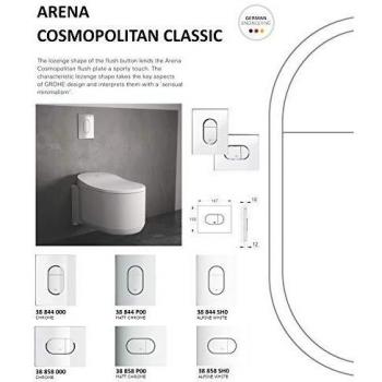 Plaque de Commande WC Grohe Arena Cosmopolitan 38858P00