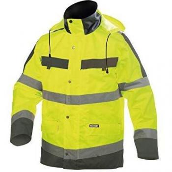 JACKE ATLANTIS PES70 200 g Gelb/Grau 2XL – Outdoor‑Safety‑Top