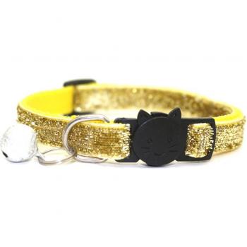Collier décoratif pour chat avec cloche et réglage