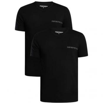 T-shirt Emporio Armani – Nero Regular Fit, set di 2