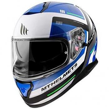 Casco MT ff102 sv thunder 3 sv carry c7 azul perla brillo