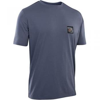 Maglia ciclismo ION Seek Amp manica corta blu