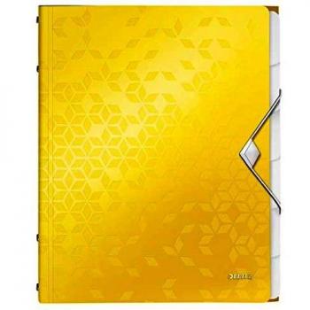 Leitz WOW A4 Divider Book 6 tabbed dividers Yellow Polypropylene