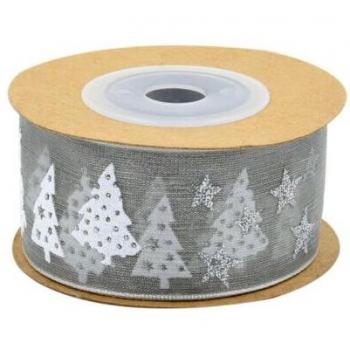 Weihnachtsdeko Drahtband Schneemänner Lametta 5 Yards