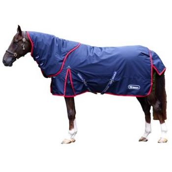 V2 Rastrick 250g Detachable Neck Turnout Rug – Navy, 6'6
