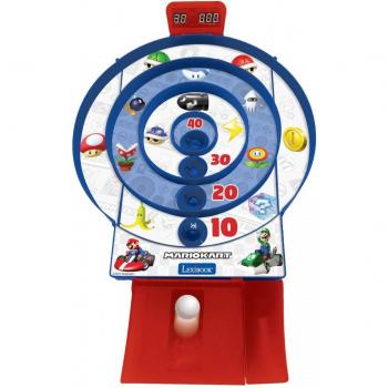 Lexibook Mario Kart Elektronisches Skee Ball Zielspiel mit LCD-Bildschirm und 2 Bällen