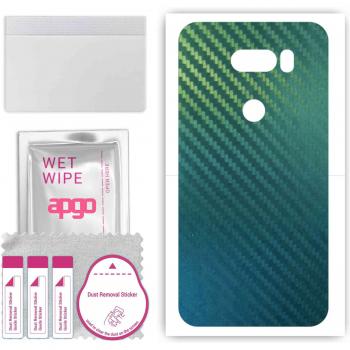 LG V30S Carbon Chameleon Vinyl Cover