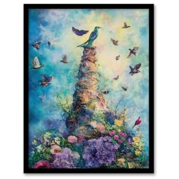 Vibrant Aviary Garden Wall Decor