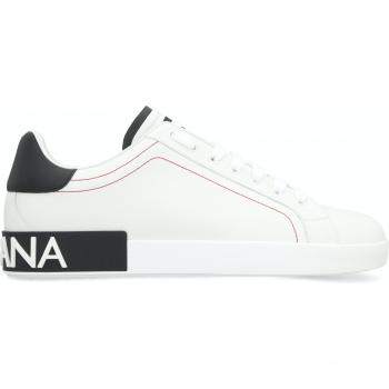 DG Portofino White Leather Sneaker 42½