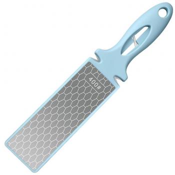 Kit de afilado de cuchillas 5 en 1 diseño ergonómico azul
