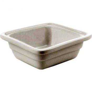 Olympia 1/6 Gastronorm Porcelain Plate – 180 × 160 × 65 mm