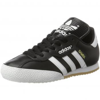 Adidas Samba Super Mens Shoes Trainers UK 8 019099 Black Leather BNWT