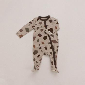 Colorful Long Sleeve Infant Romper
