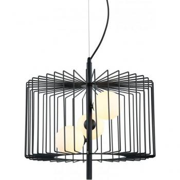 Lampada A Sospensione 3 Luci Italux Nera