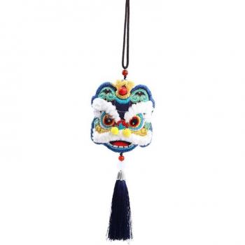 Handmade Lion Pendant Embroidery Pack