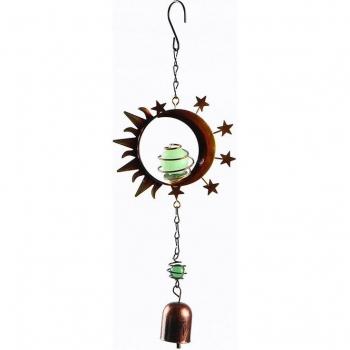 Balsámico Solar Lunar: Campana Viento 1 Unidad, Decoración Lumínica