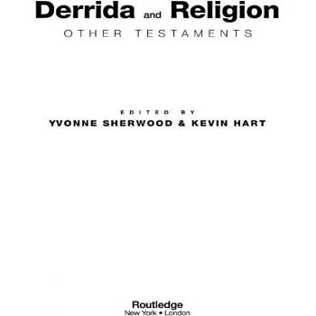 Derrida and Religion