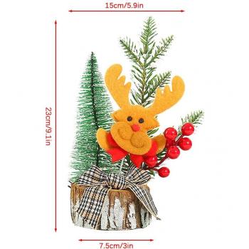 Illuminated Mini Christmas Tree for Home
