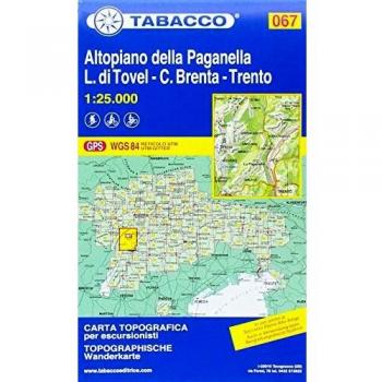 Altopiano della Paganella. C. Brenta. L. di Tovel 1:25.000. Ediz. multilingue