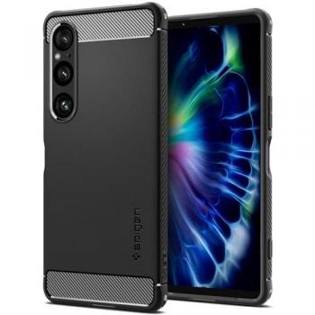 Funda Spigen Rugged Armor 6.5 pulgadas para teléfono Negro