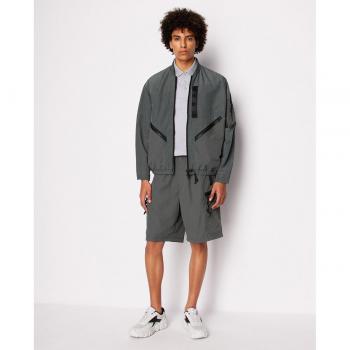 Armani Exchange Men's Green Bermuda Shorts