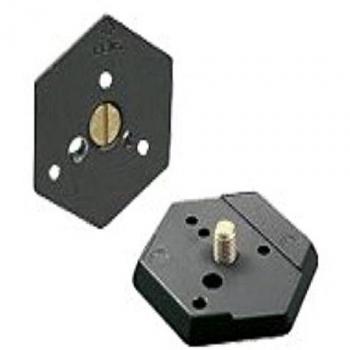 Manfrotto 030HAS, Schnellwechselplatte Hasselblad (Schnellwechselplatte), Stativ Zubehör, Schwarz