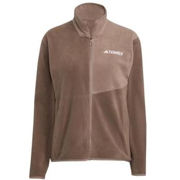 Fleecejacke für Damen – adidas Terrex Multi – Earth Strata – Polyester‑Material