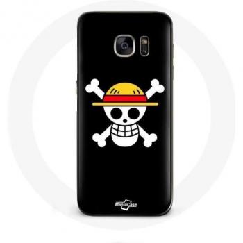 One Piece Galaxy S6 Edge Casquette Tête de Mort – Noir