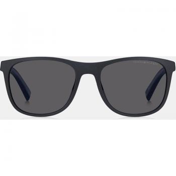 Lunettes de Soleil Rectangulaires Tommy Hilfiger TH 2042/S Bleu Mat pour Homme