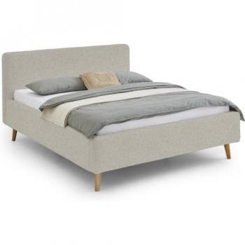 MATTIS 160x200 cm – Polsterbett mit Bettkasten, beige (Meise Möbel)
