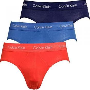 Calvin Klein Ropa Interior Hip Brief 3pk, Rojo, Mediano para Hombre
