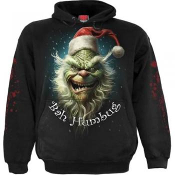 Spiral Herren Kapuzenpullover Bah Humbug schwarz S bis 4XL