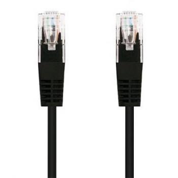 C-Tech 0,5 m Netzwerkkabel Cat5e UTP, schwarz
