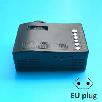 Projecteur Portable HD 1080P avec Support et Carte TF pour Cinéma à Domicile