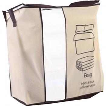 Portable Non-Woven Storage Bag for Blankets and Quilts