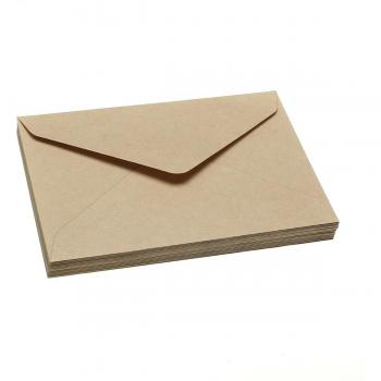Mini Kraft Envelopes Pack de 20 – Invitations Festives