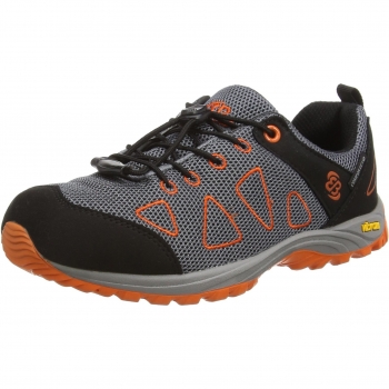 Atlanta Low Trek Kids’ Shoe – Grey, UK 10.5 – Bruetting Boys
