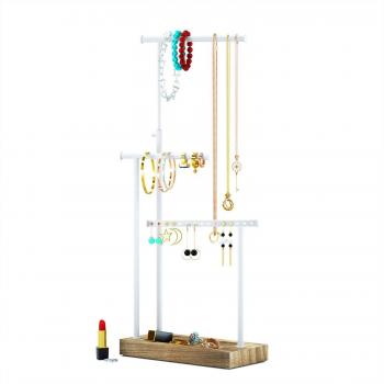 Roolee Présentoir de Bijoux en Bois Foncé