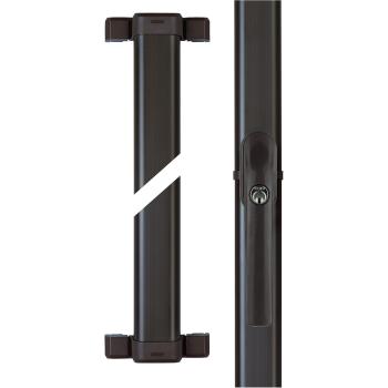 Abus Fos550a Al0145 BloccaSpinta con Allarme e Cilindro di Livello 10