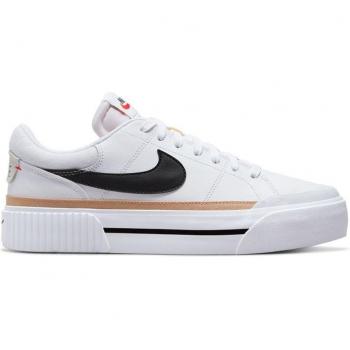 Baskets à plateforme Nike Court Legacy Lift Femme Blanc EU 38